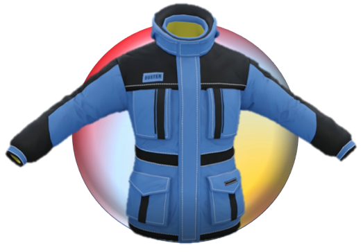 heavy apparel blue coat with heat-mx insulation