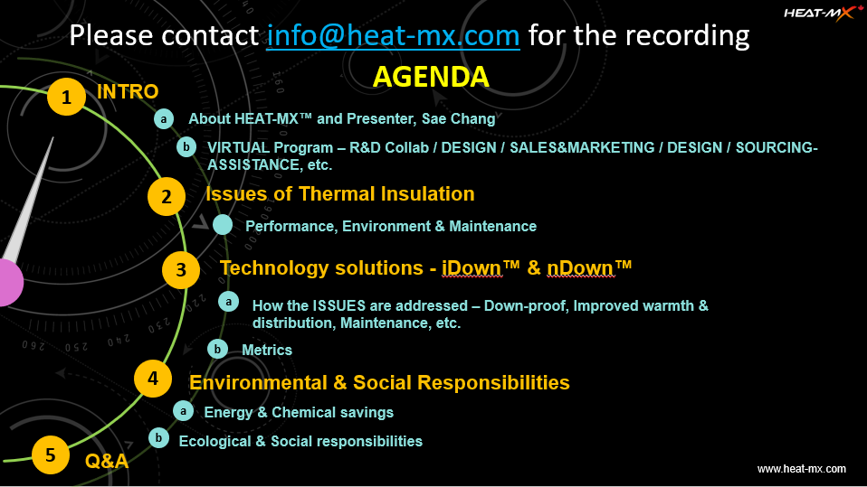 HEAT-MX Webinar 2 Agenda