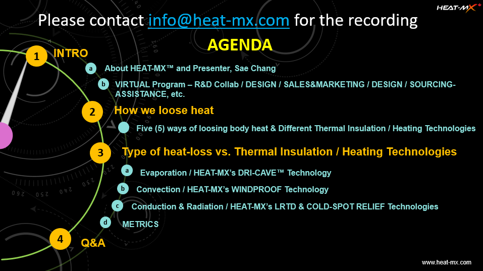HEAT-MX Webinar 3 Agenda
