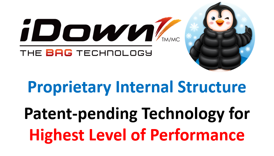 iDown Proprietary Technology, Patent-Pending with highest Level of Performance