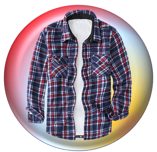 Flannel Shirt in a bubble