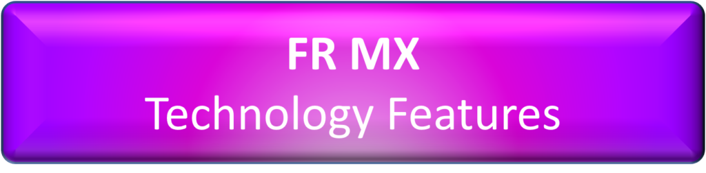 FR-MX Technology Features on purple background